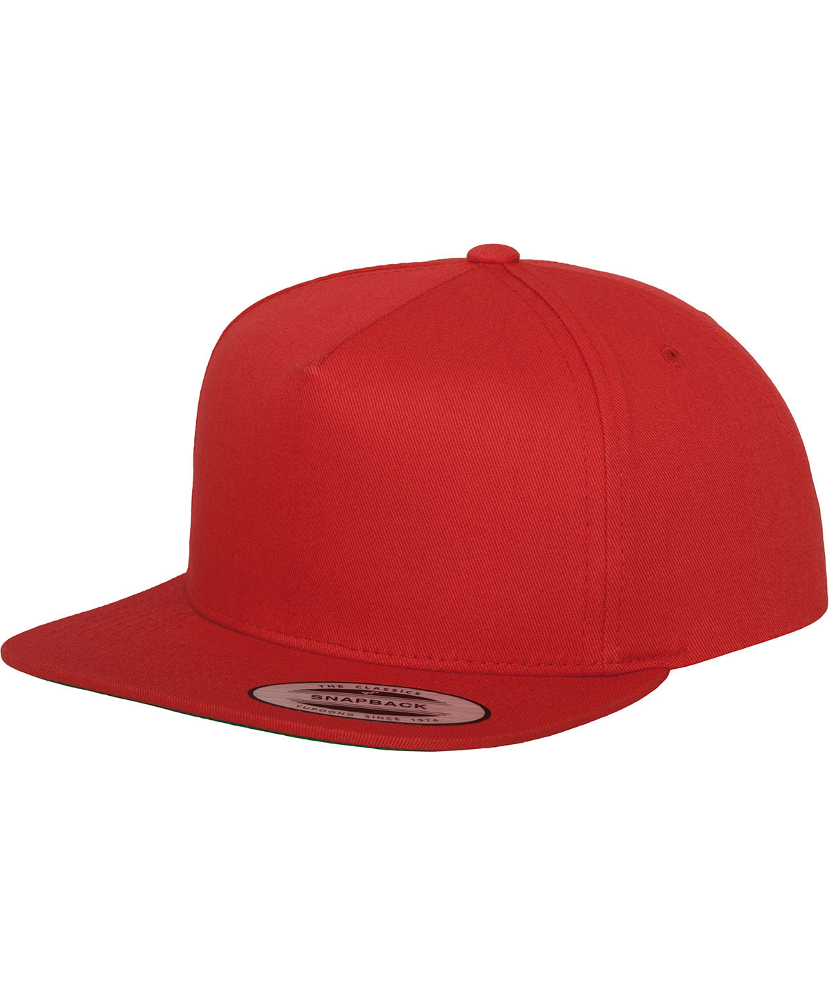 Classic 5-panel snapback (6007) - Red