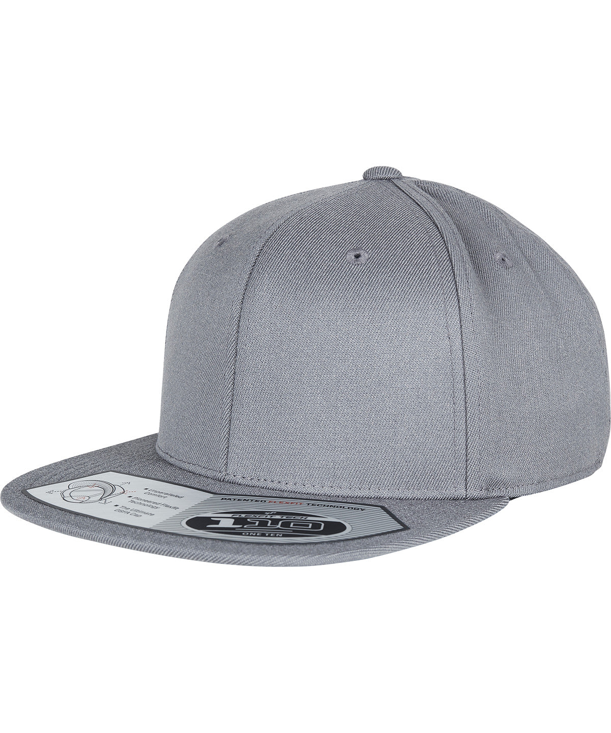 110 fitted snapback (110) - Grey