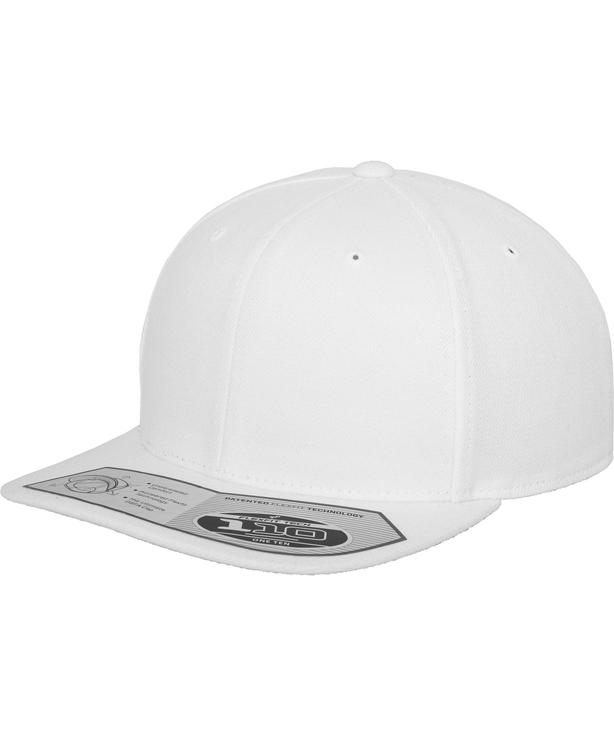 110 fitted snapback (110) - White