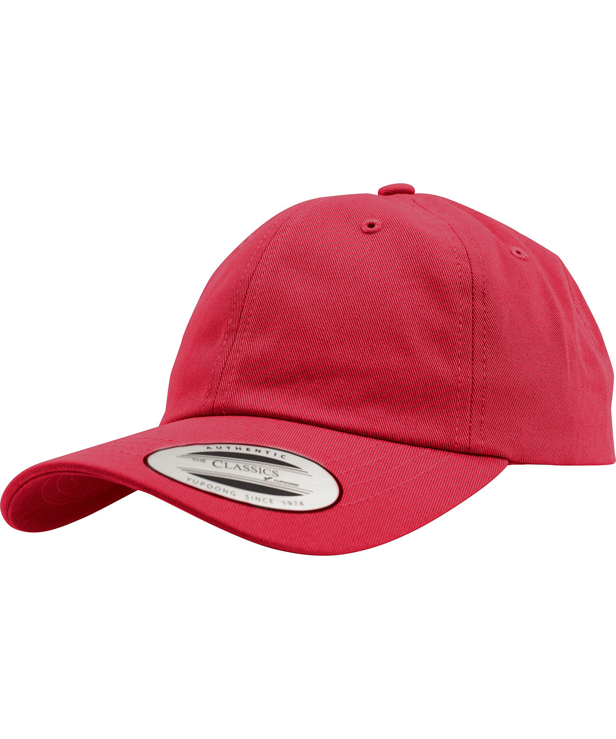 Dad hat baseball strap back (6245CM) - Cranberry