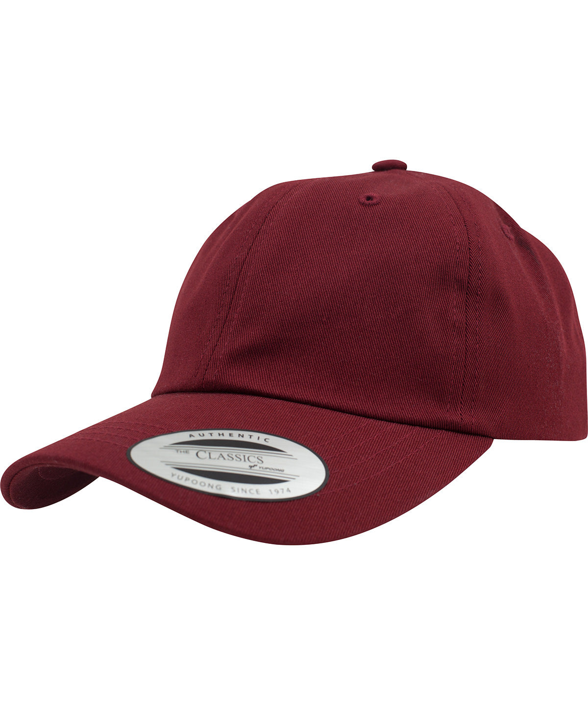 Dad hat baseball strap back (6245CM) - Maroon