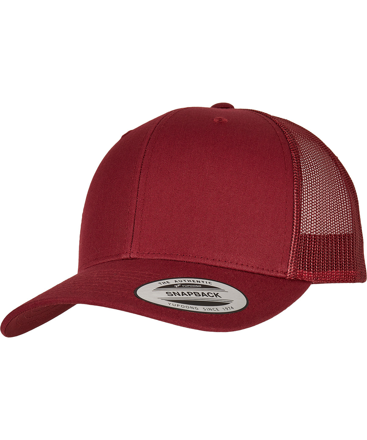 Retro trucker cap (6606) - Cranberry
