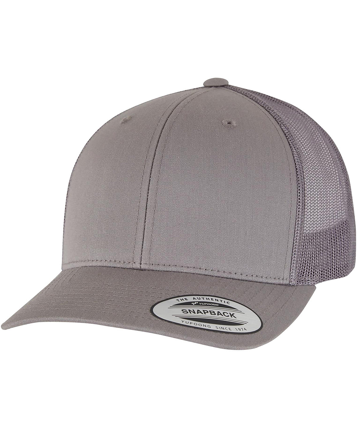 Retro trucker cap (6606) - Steel Grey