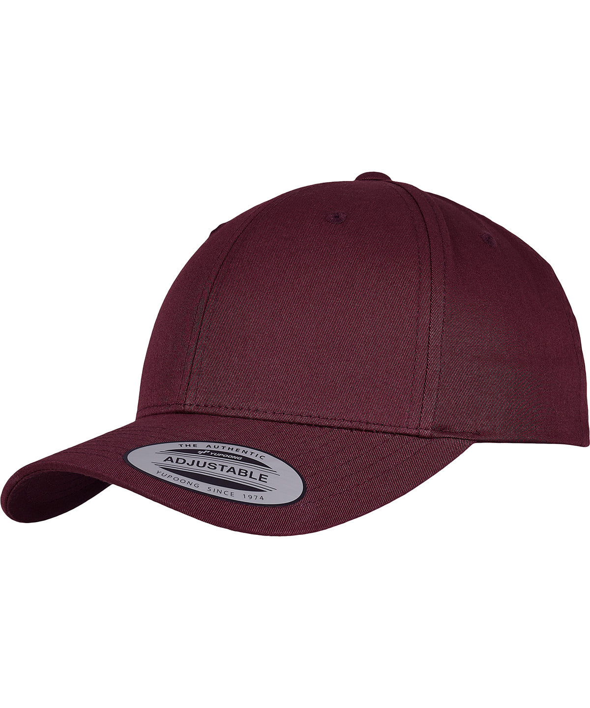 Curved classic snapback (7706)(7706) - Maroon
