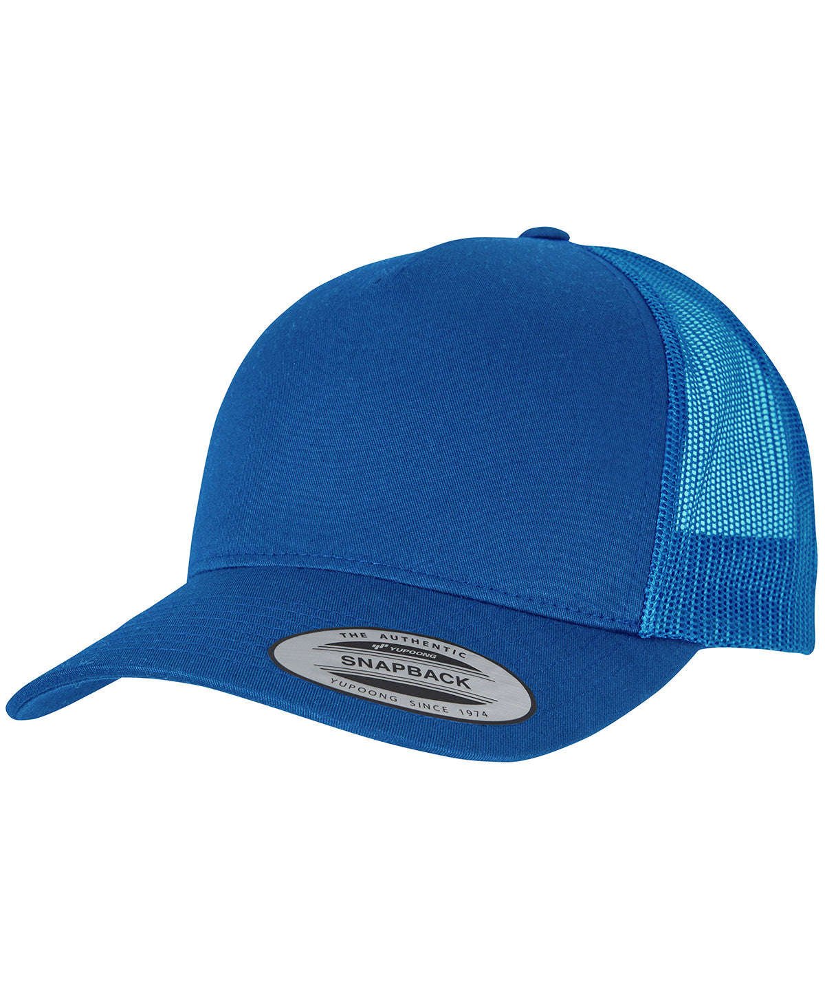 5-Panel retro trucker cap (6506) - Dark Cobalt/Lobl