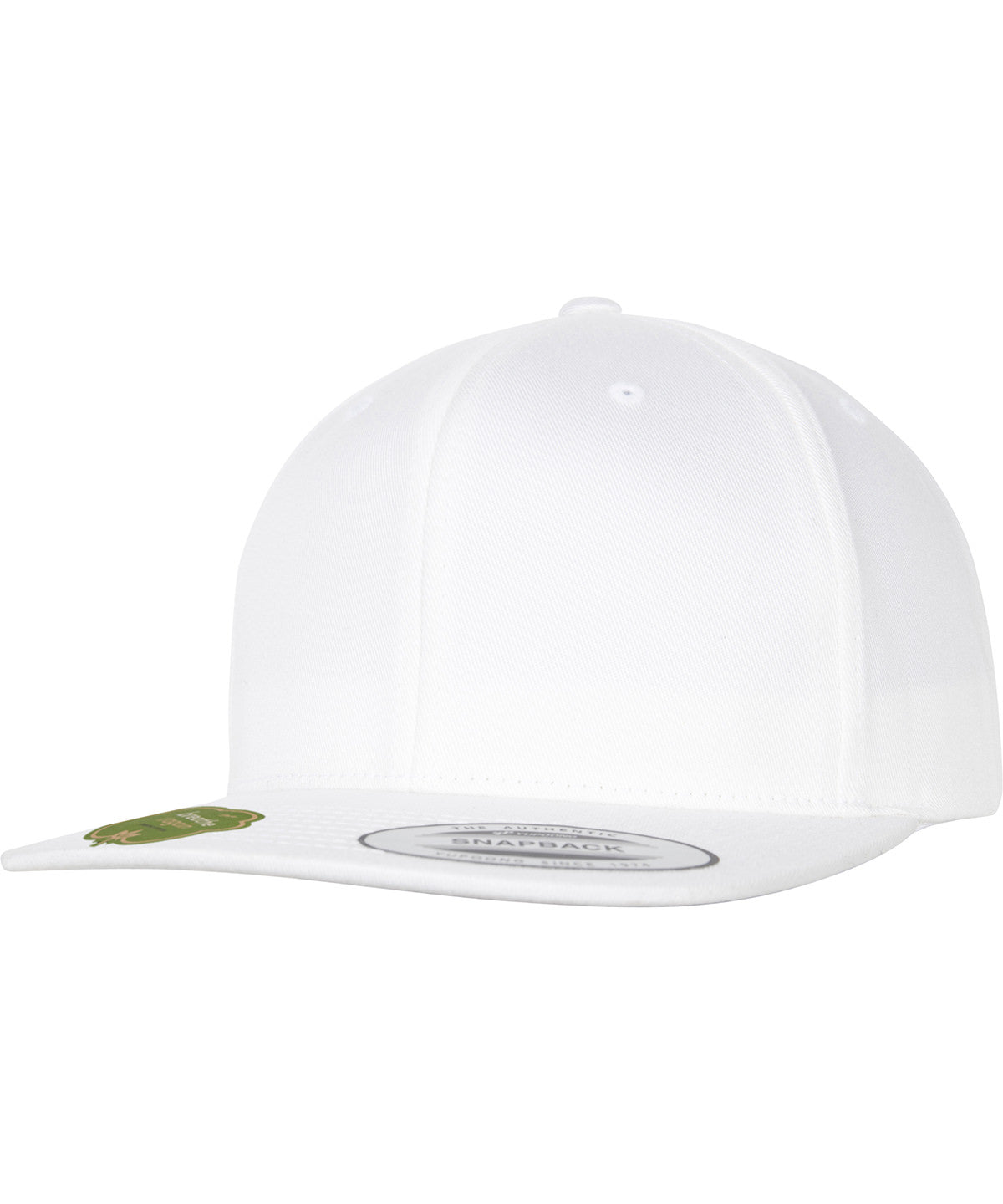 Organic cotton snapback (6089OC) - White