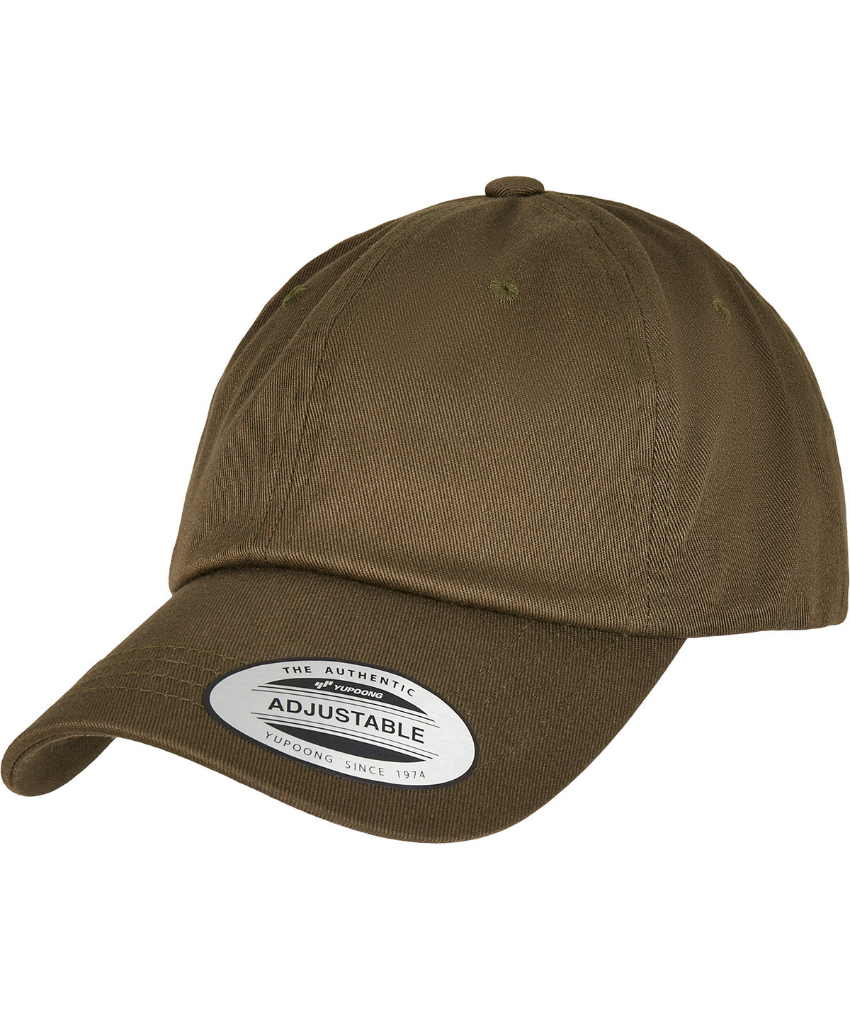 Low-profile organic cotton cap (6245OC) - Burnt Olive
