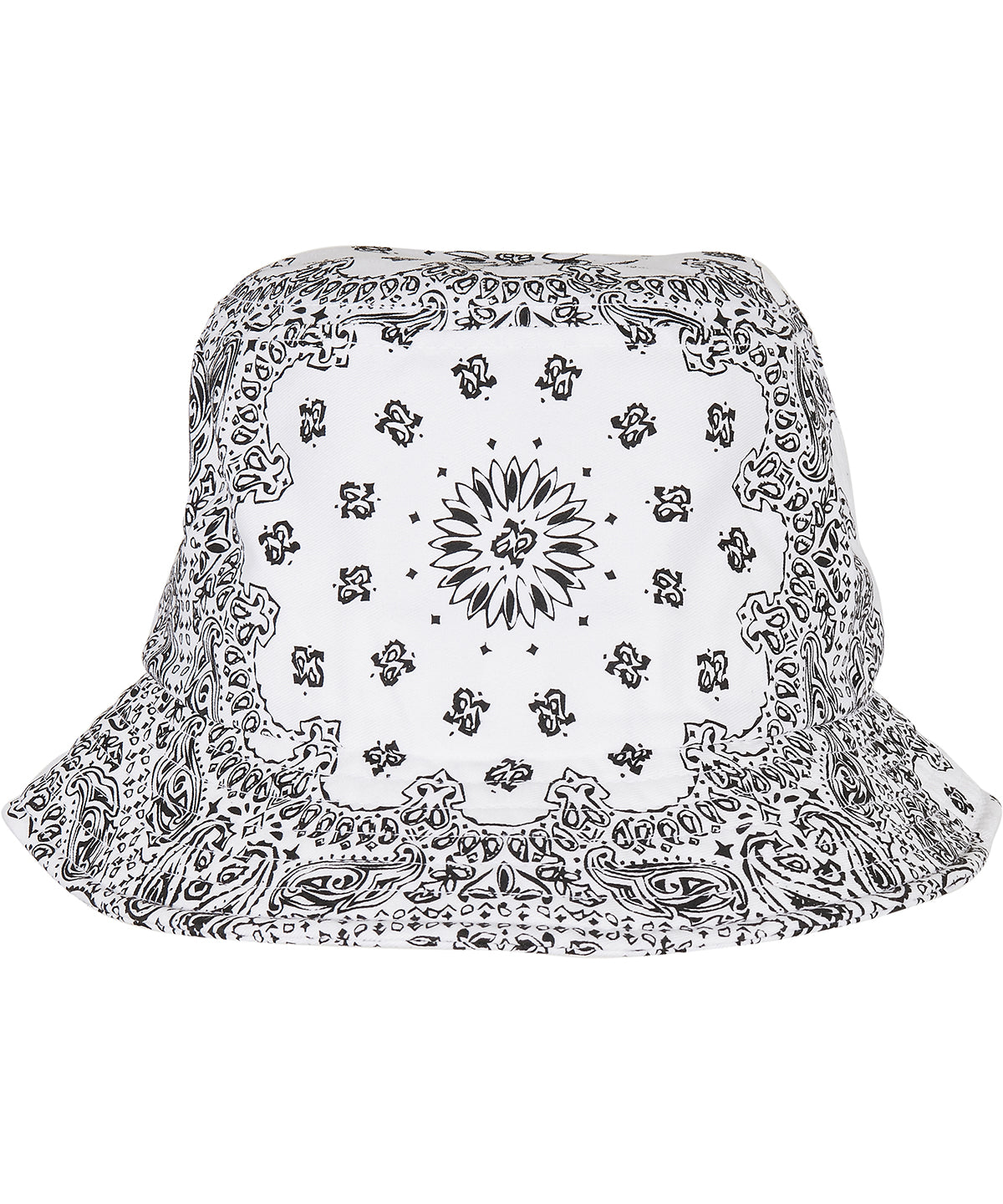 Bandana print bucket hat (5003BP) - White