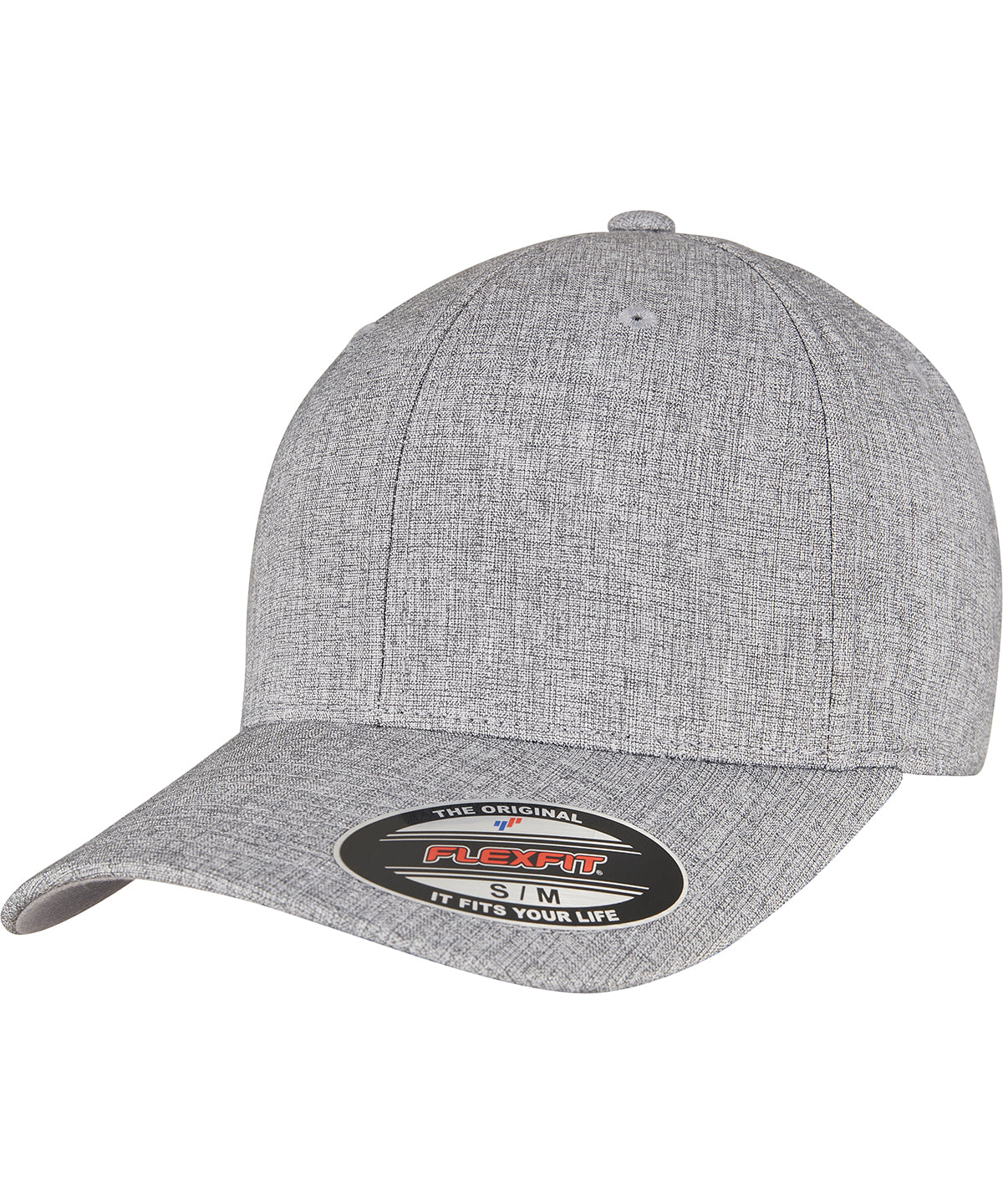 Flexfit heatherlight cap (6350) - Melange Grey
