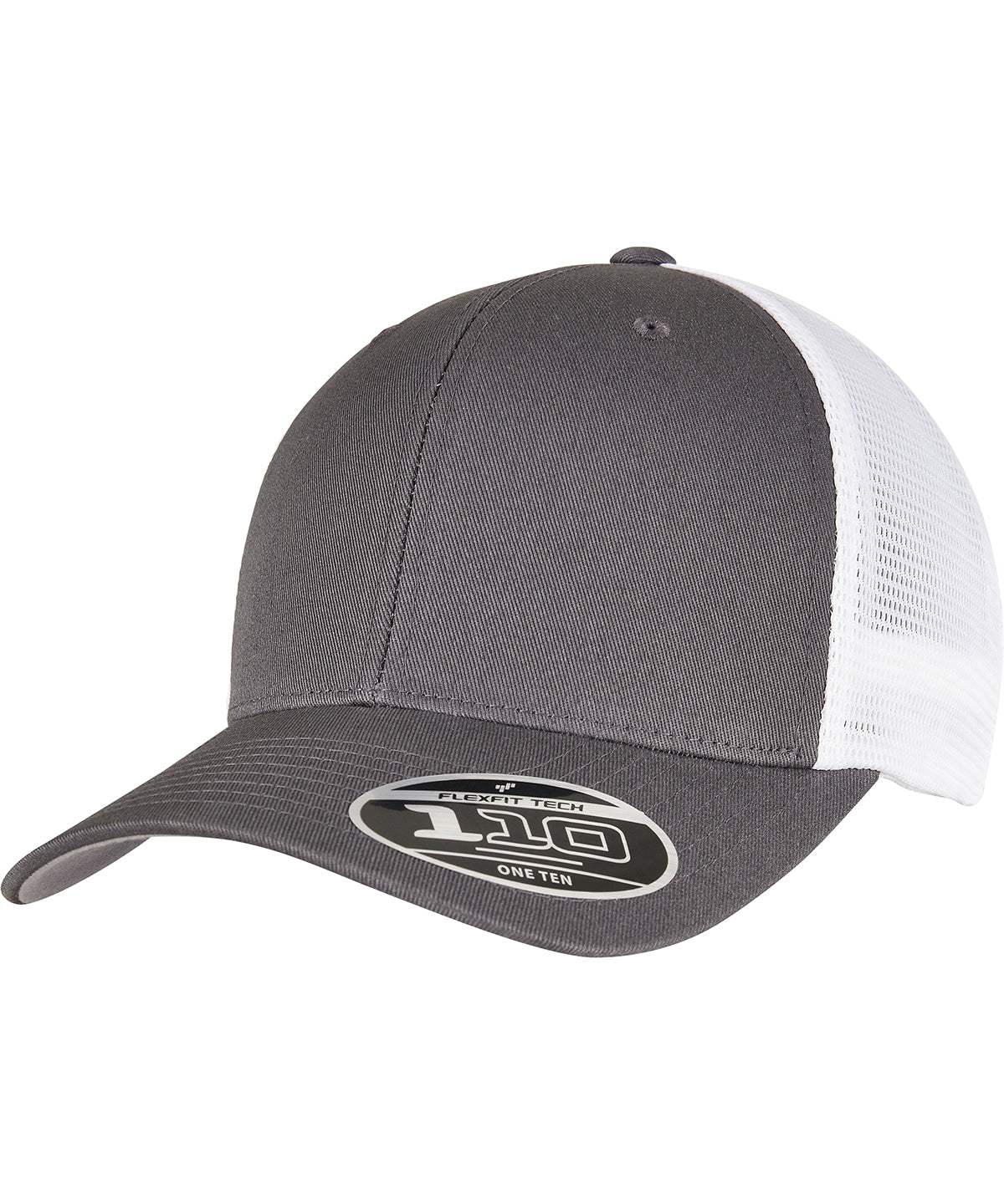 110 mesh 2-tone cap (110MT) - Charcoal/White