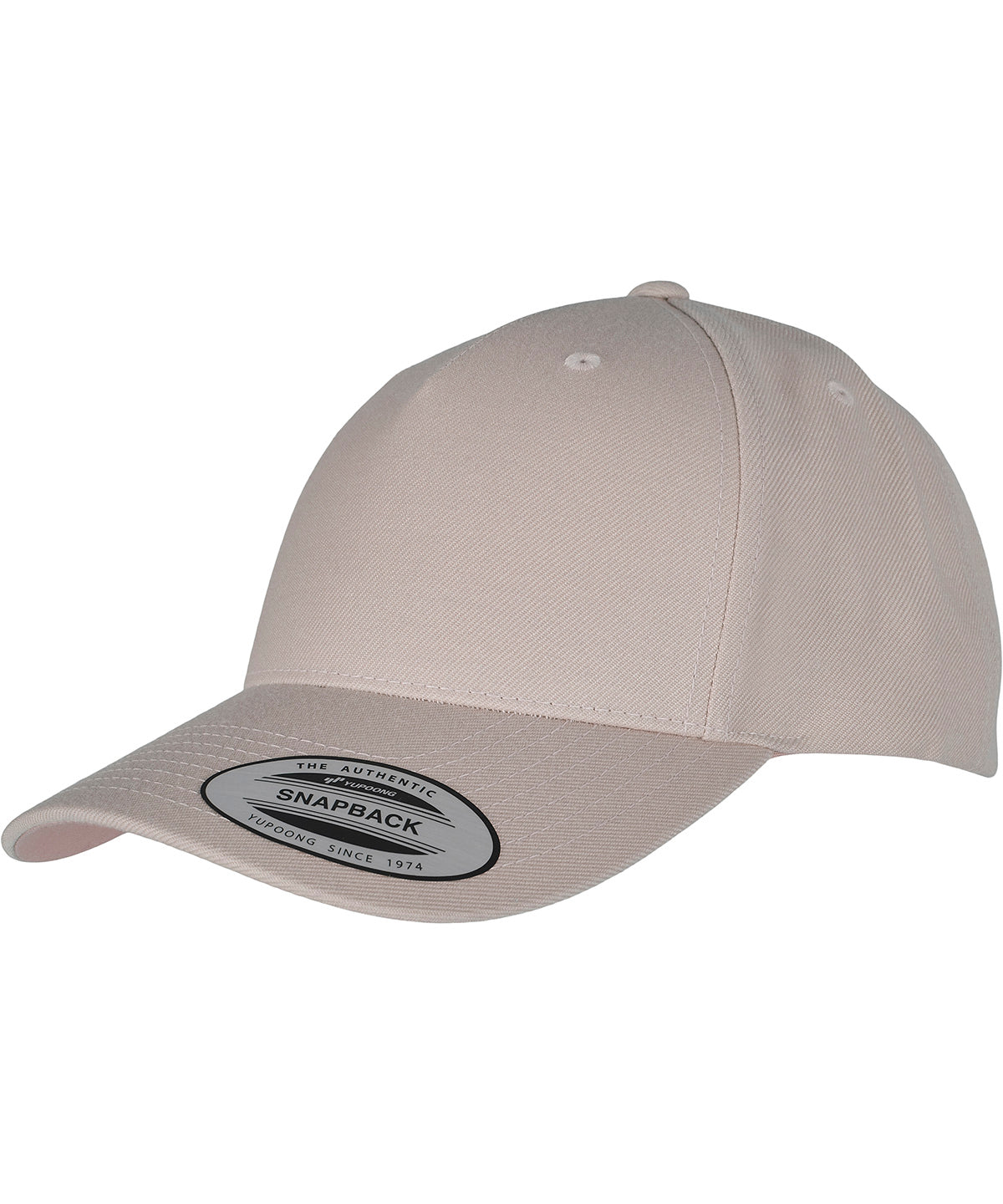 YP classics 5-panel premium curved visor snapback cap (5789M) - Stone