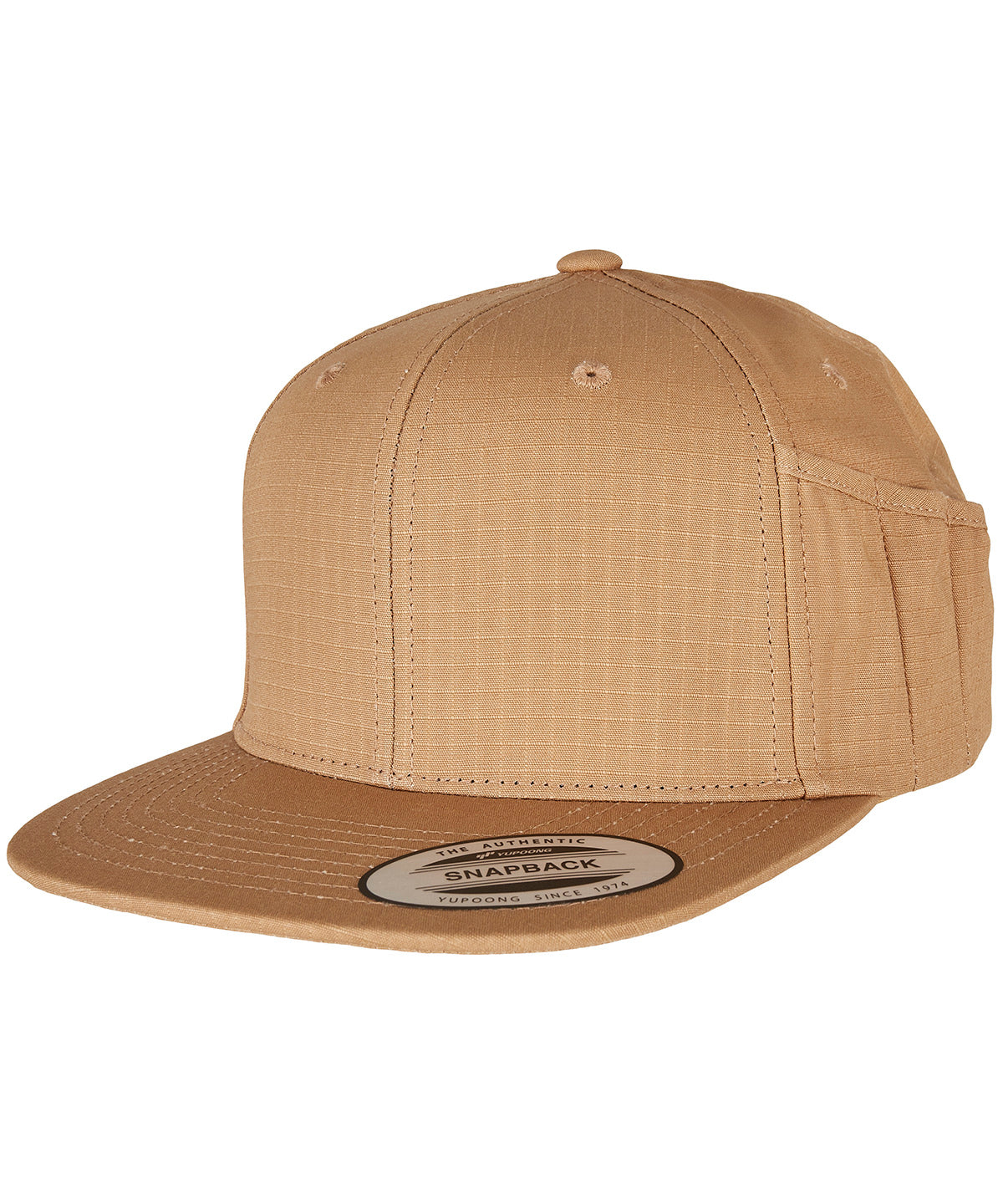 Pencil holder snapback cap - Ocher