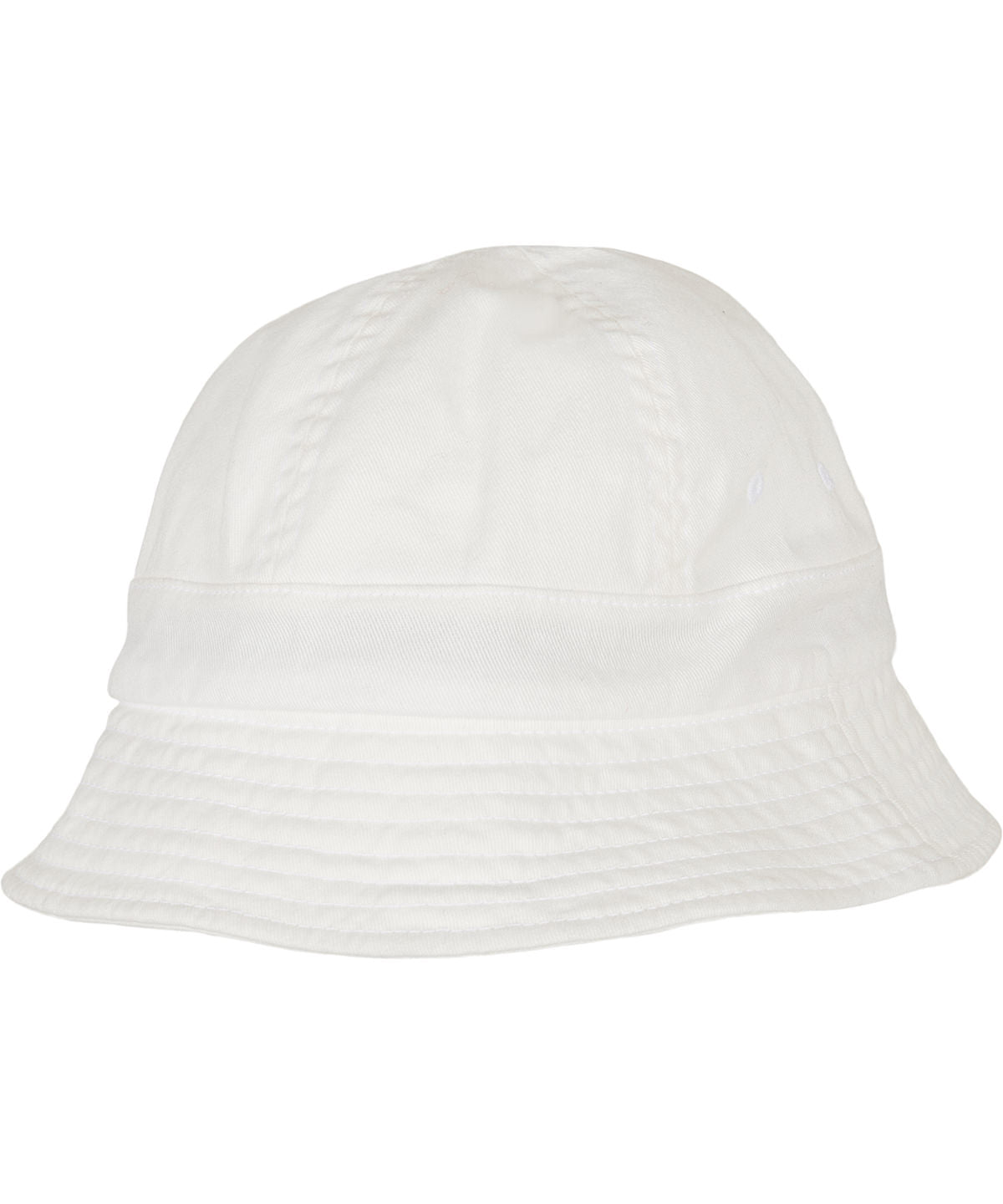 Eco washing flexfit no top tennis hat - White
