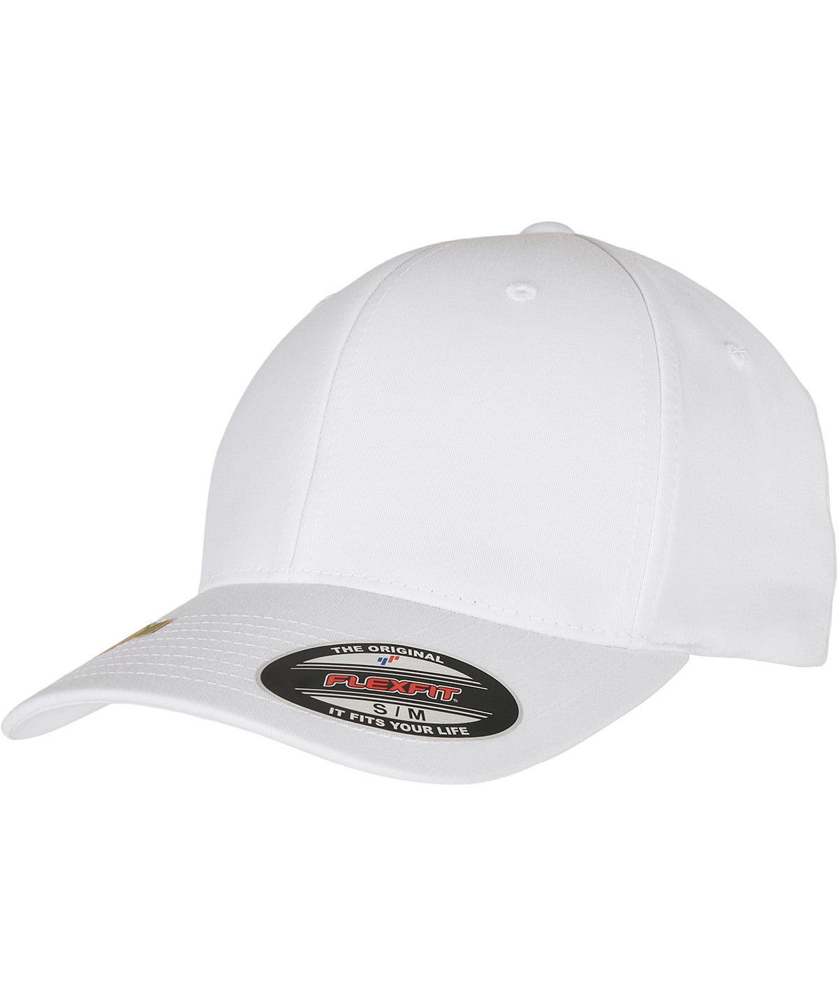 Flexfit recycled polyester cap - White