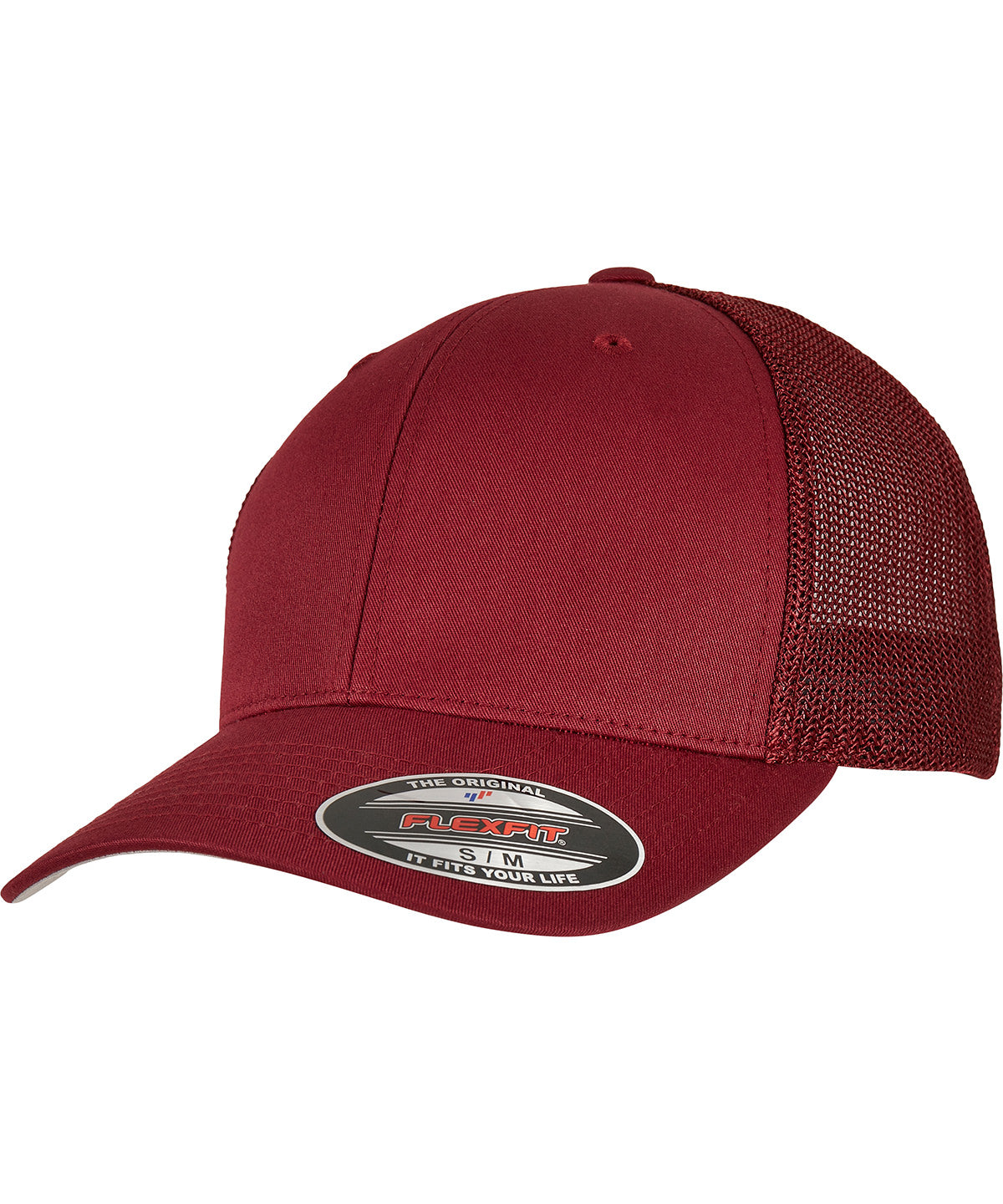 Flexfit mesh trucker - Cranberry