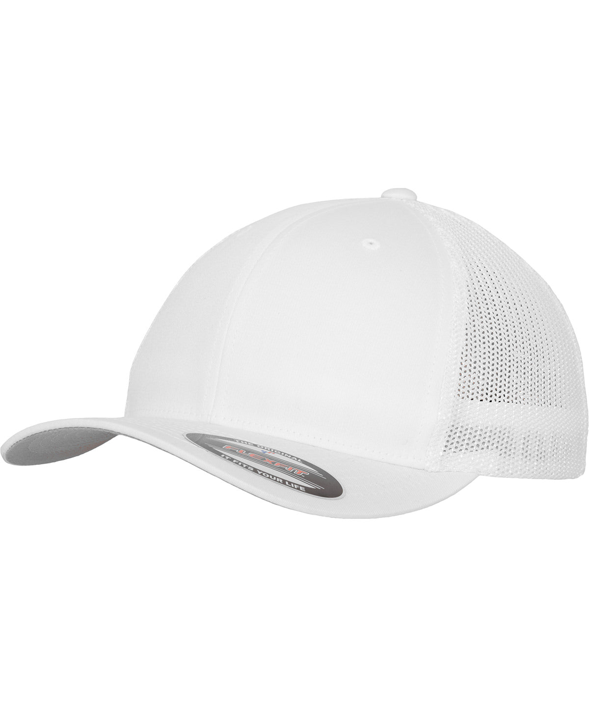 Flexfit mesh trucker - White
