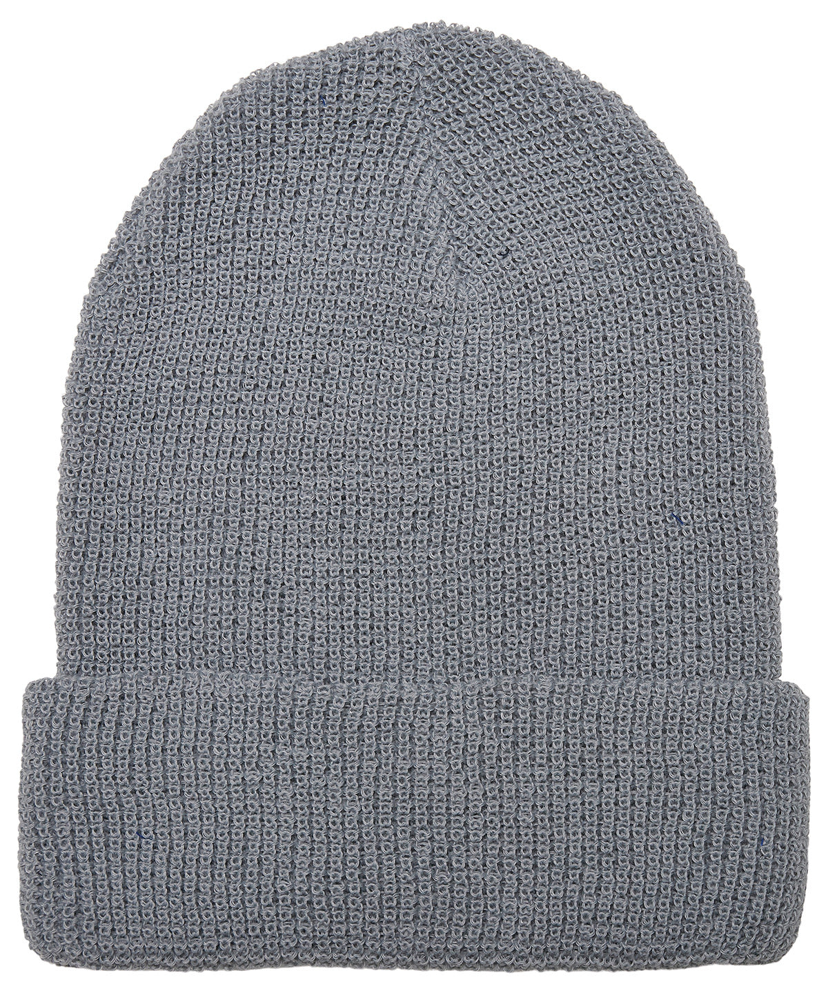 Recycled yarn waffle knit beanie (1505RY) - Grey