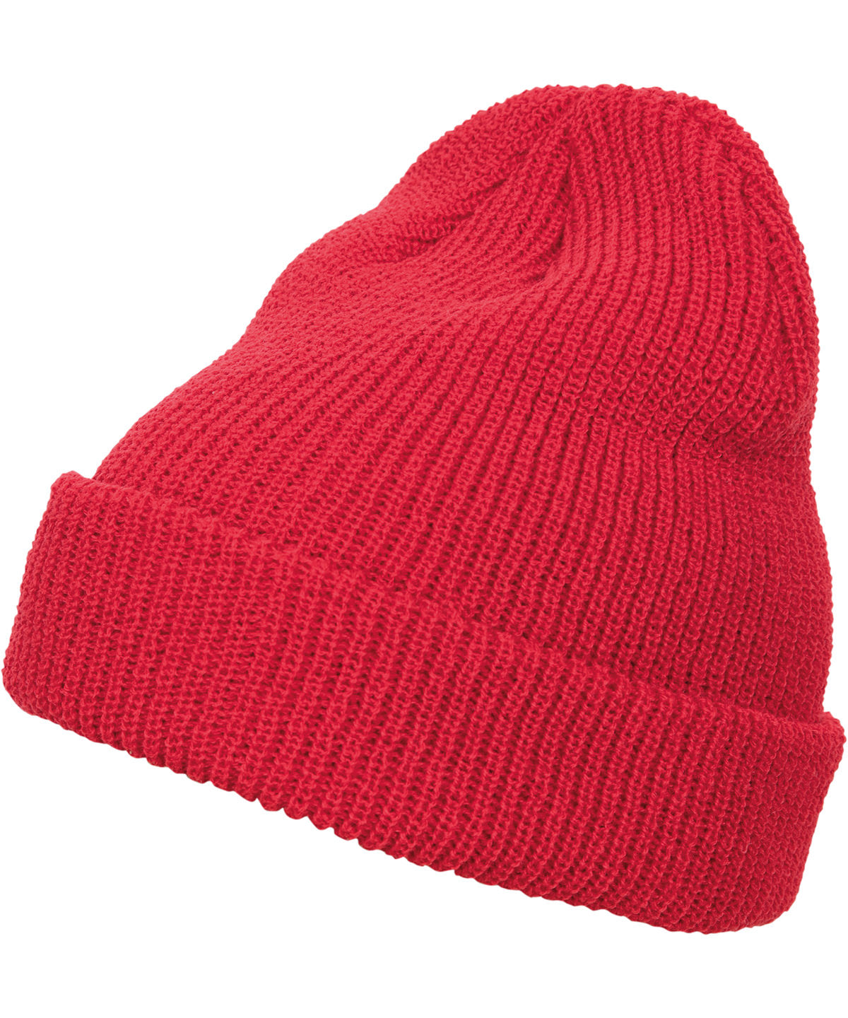 Long knit beanie (1545K) - Red