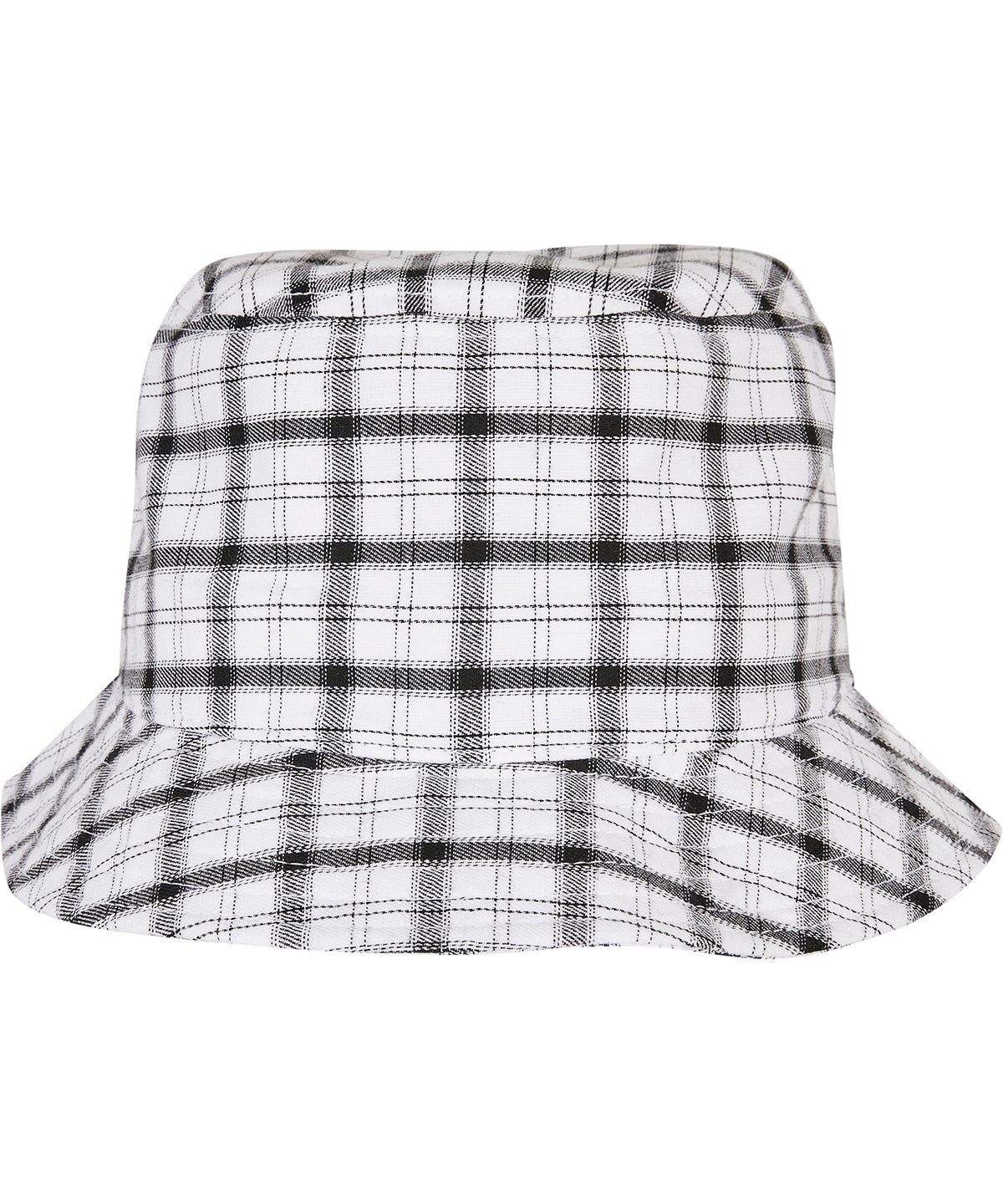 Check bucket hat (5003C) - White/Grey
