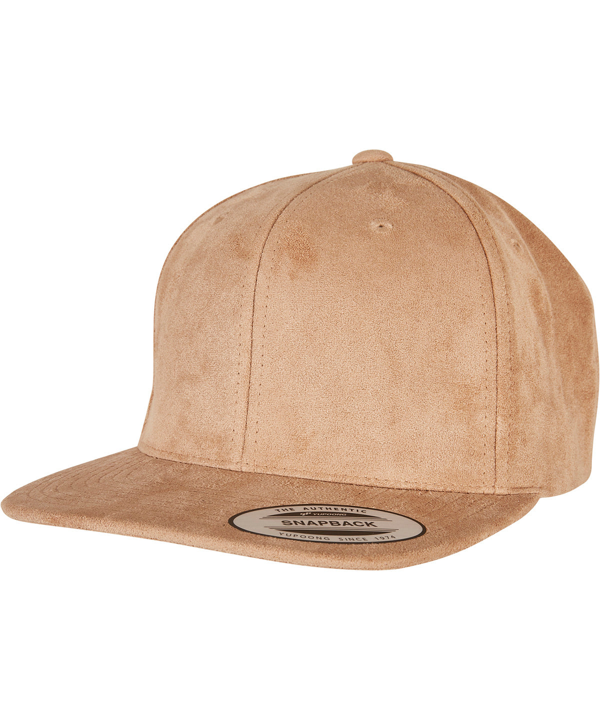 Imitation suede leather snapback (6089SU) - Khaki