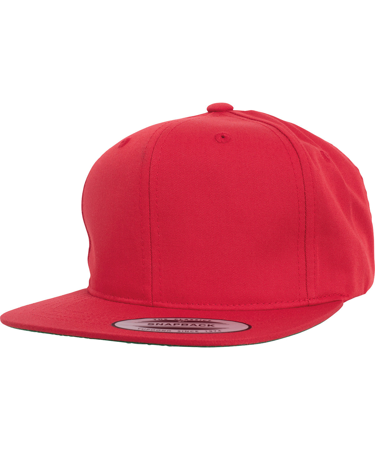 Pro-style twill snapback youth cap (6308) - Red