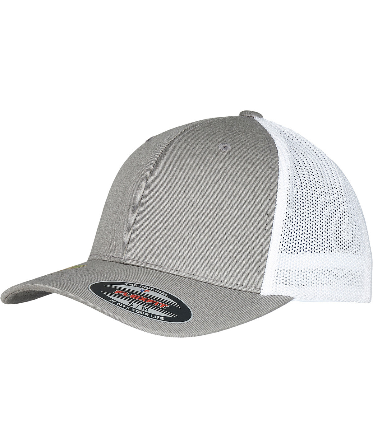 Flexfit trucker recycled mesh (6511RM) - Grey/White