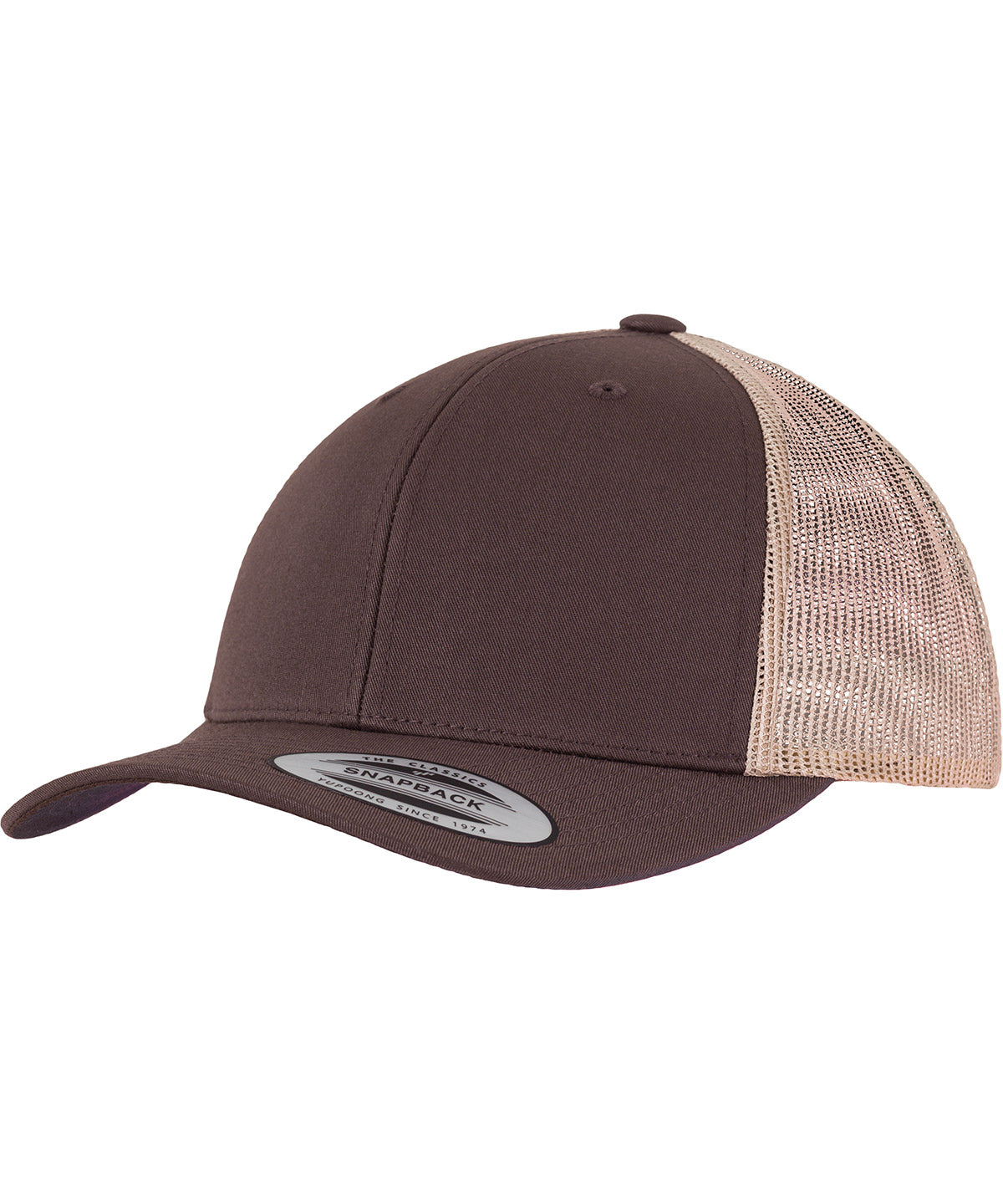 Retro trucker 2-tone (6606T) - Brown/Khaki