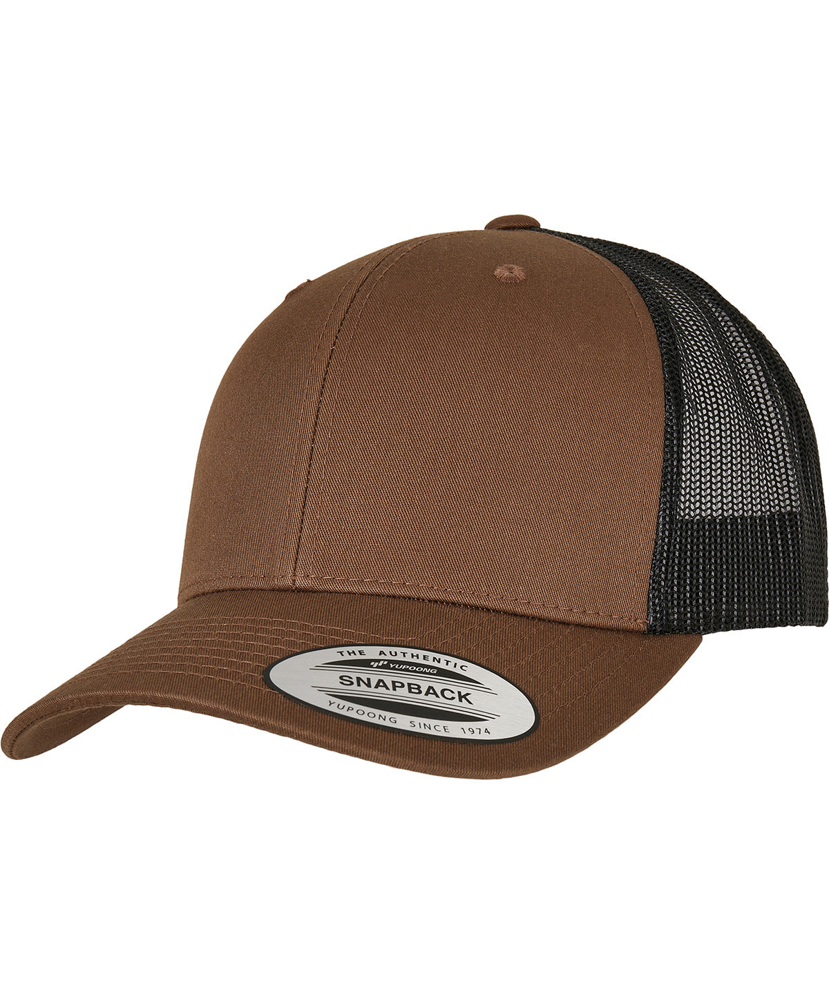 Retro trucker 2-tone (6606T) - Coyote Brown/Black
