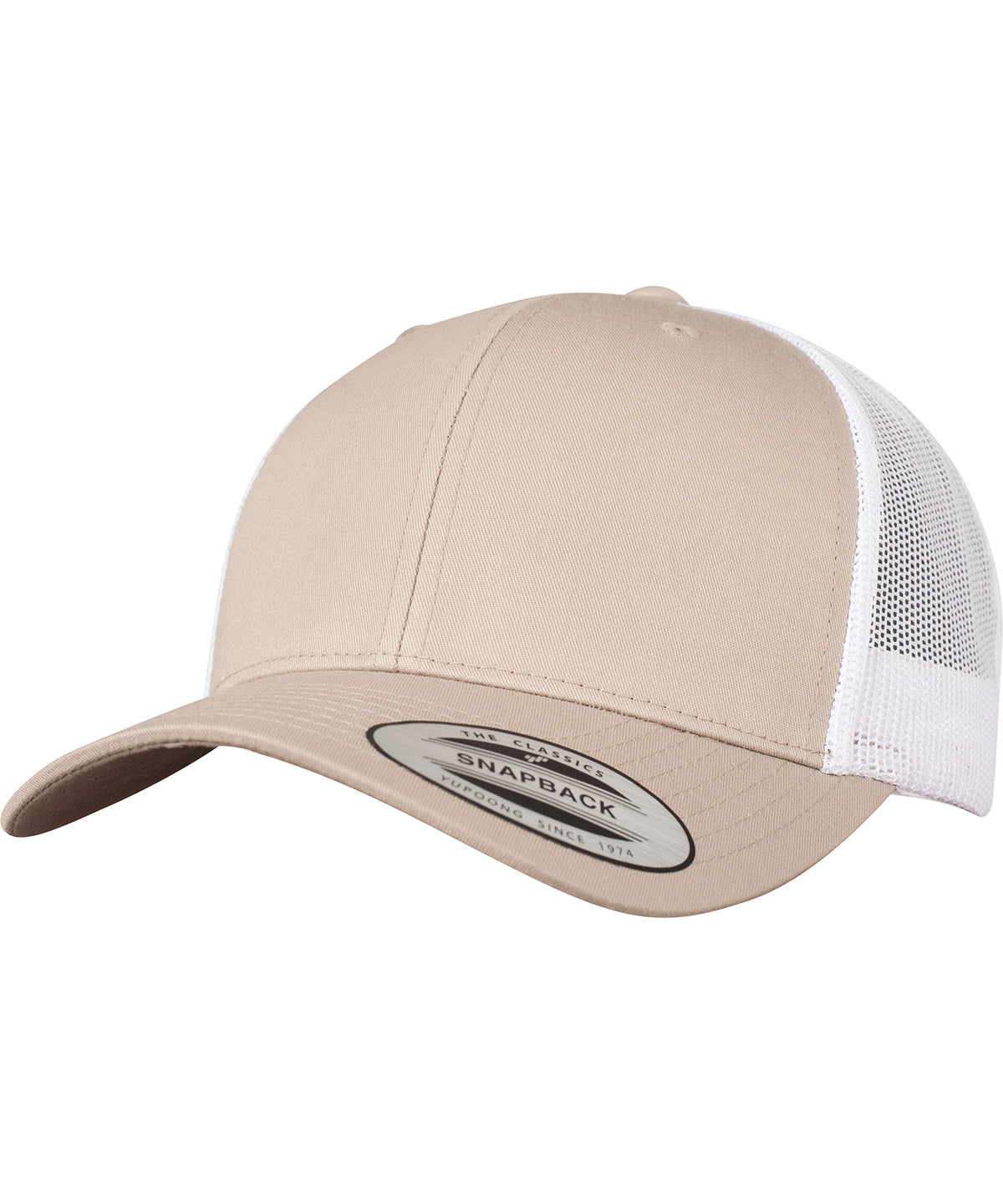 Retro trucker 2-tone (6606T) - Khaki/White