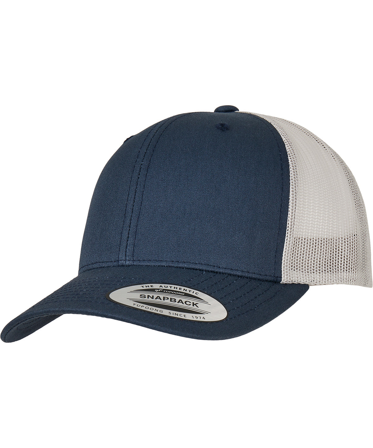 Retro trucker 2-tone (6606T) - Navy/Silver