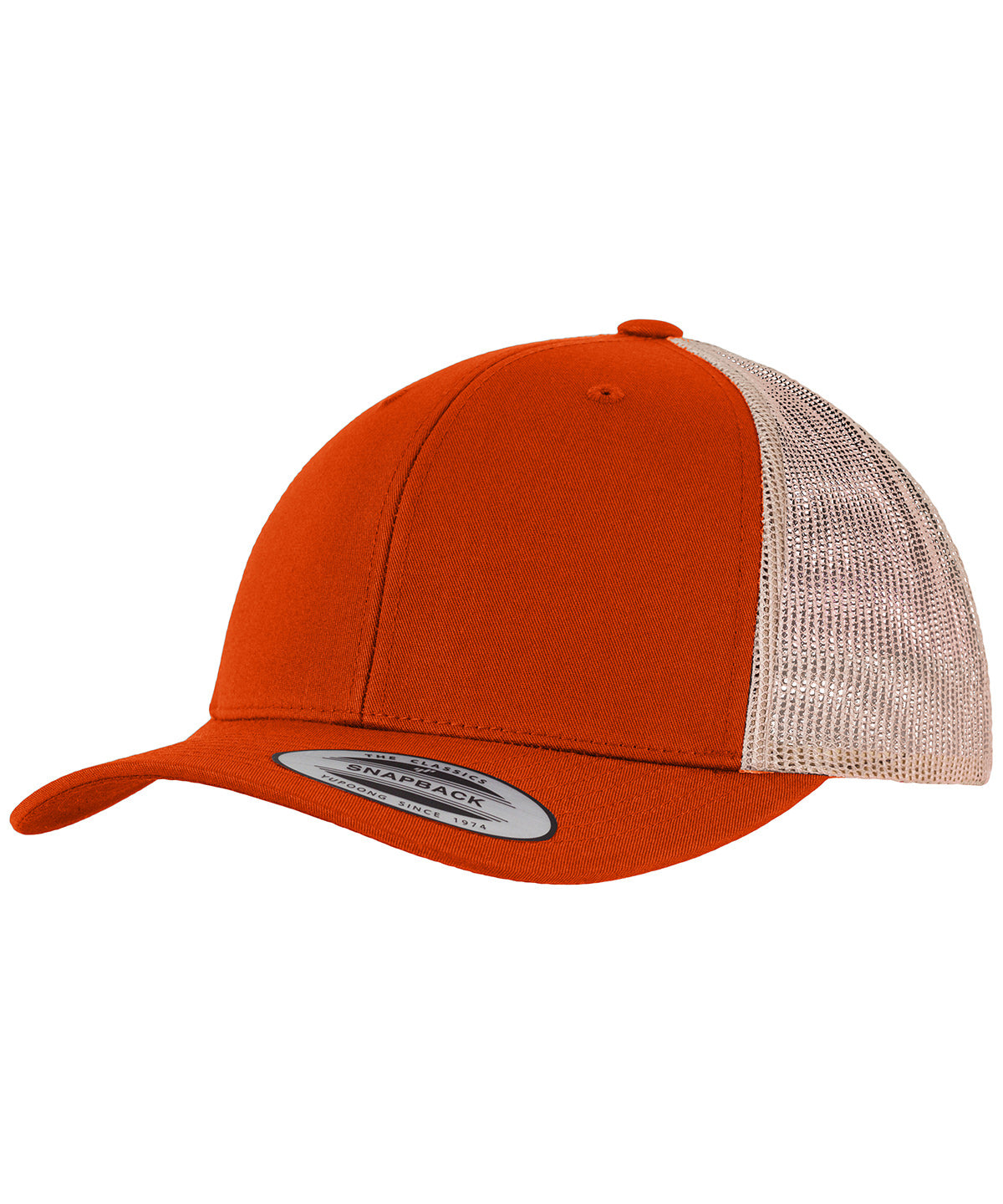 Retro trucker 2-tone (6606T) - Rustic Orange/Khaki