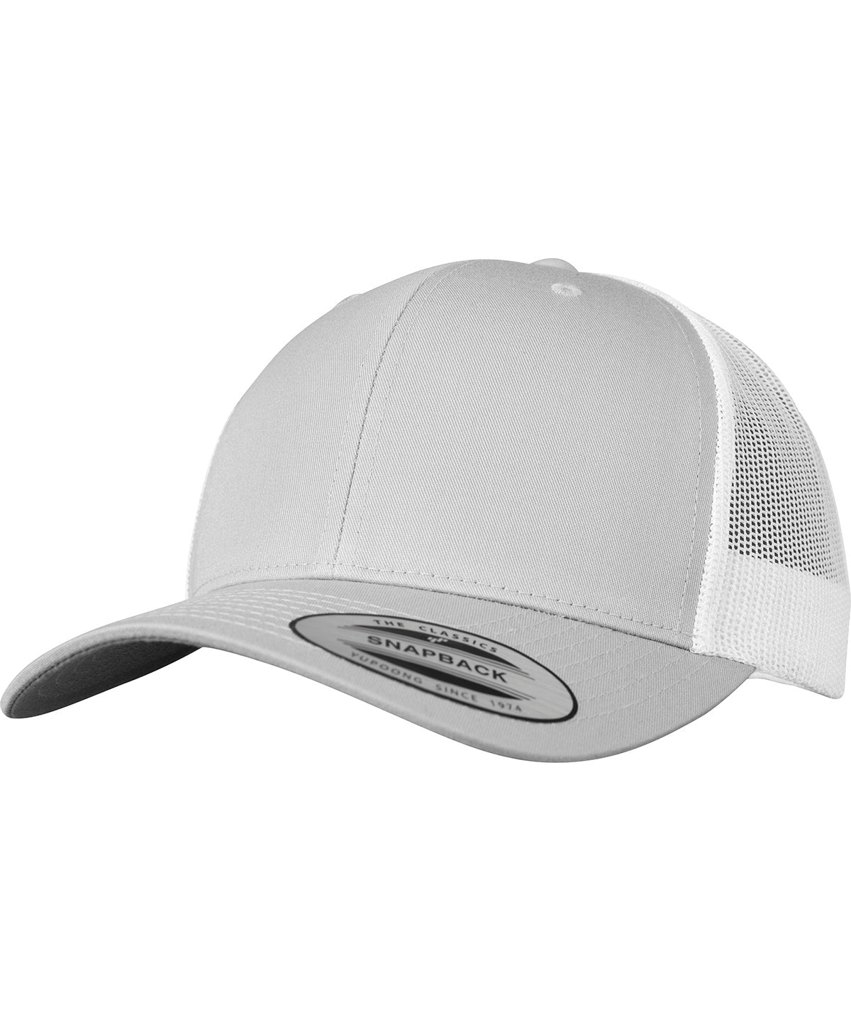 Retro trucker 2-tone (6606T) - Silver/White