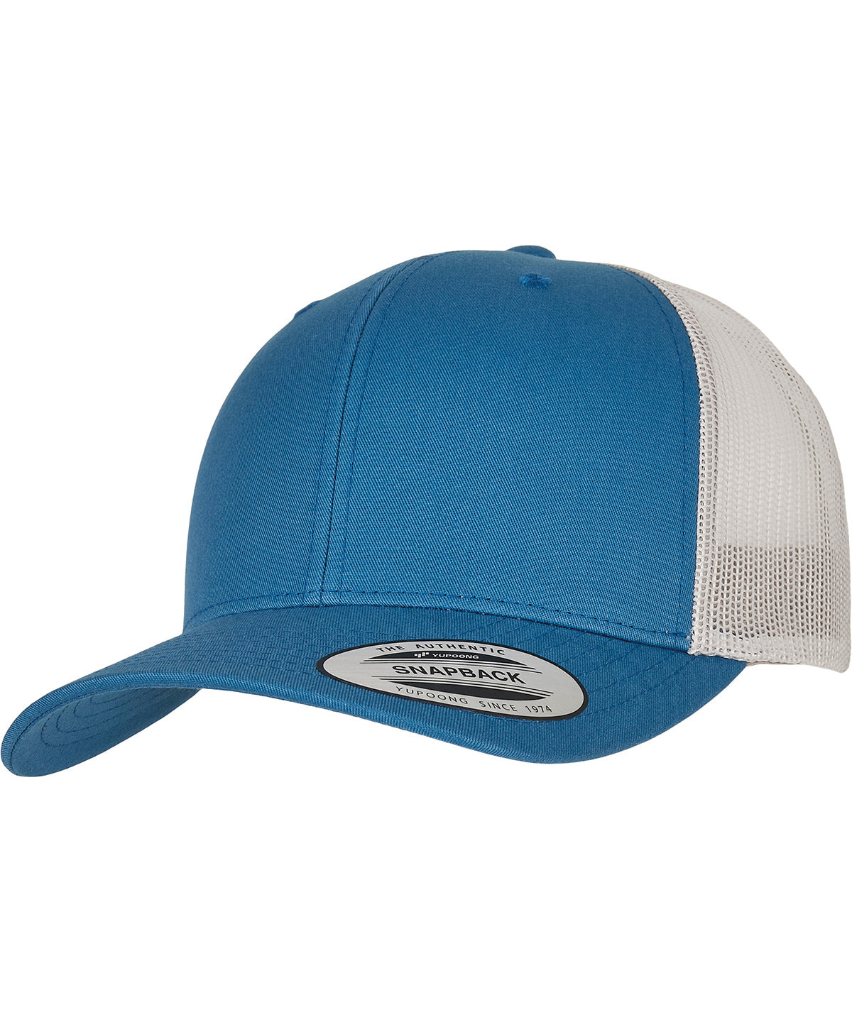 Retro trucker 2-tone (6606T) - Steel Blue/Silver