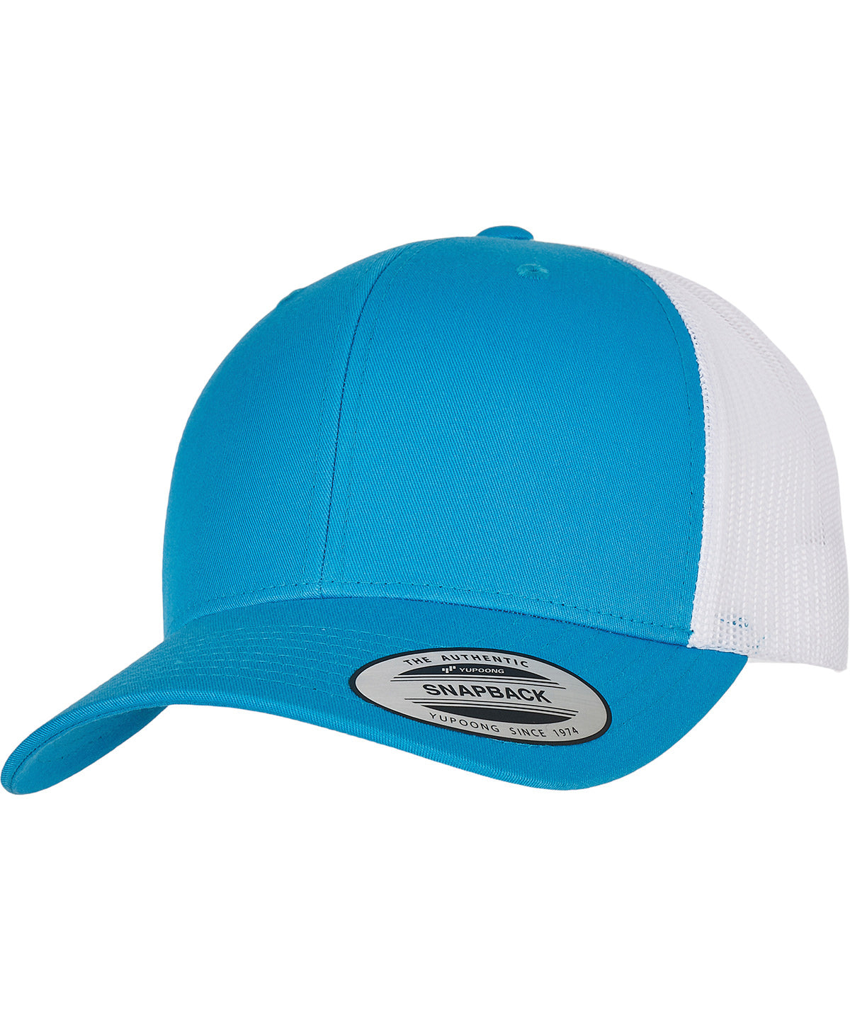 Retro trucker 2-tone (6606T) - Turquoise/White
